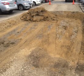 Commercial parking lot repair